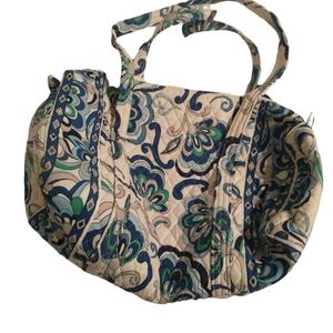 Vera Bradley 2 piece Paisley Mediterranean Duffle Set